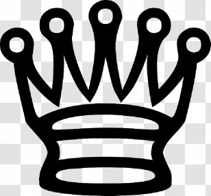 Chess Piece Pawn Game Chessboard - Crown - White And Black In Transparent PNG