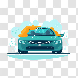 Car Wash - Car Getting Washed Transparent PNG
