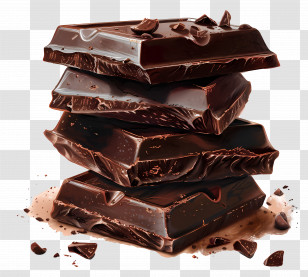 Chocolate Bar - Rich And Delicious Dark Chocolate Bars Transparent PNG