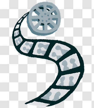 Icon - Film Reel And Strip Illustration Transparent PNG