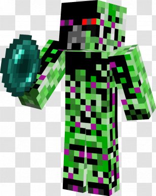 Minecraft Mods Enderman Herobrine - Silhouette - Creeper Man Transparent PNG