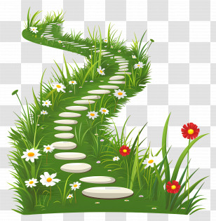Trail Path - Winding Garden Path Transparent PNG