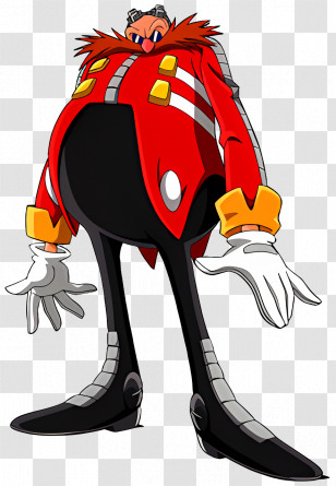 Cartoon Character - Cartoon Villain With Red Coat In Animation Style Transparent PNG