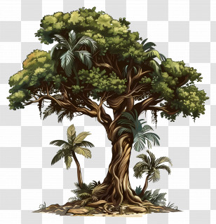 Jungle Tree - Forest Trees Nature Transparent PNG