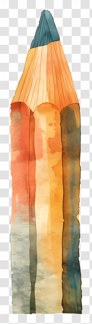 Cartoon Pencil - Colorful Pencil Transparent PNG