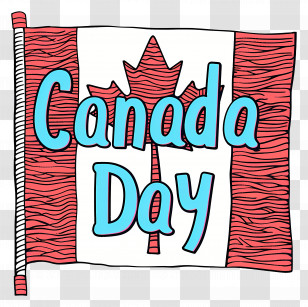 Canada Day - Canada Day Flag Illustration Transparent PNG