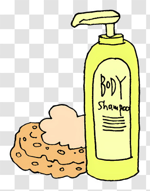 Icon - Body Shampoo With Sponge Transparent PNG