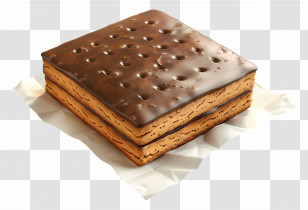 Bourbon Biscuit - Chocolate Covered Biscuit For Sweet Treat Concept Transparent PNG