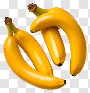 Banana Day - Ripe Yellow Bananas Transparent PNG