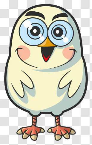Chicken - Happy Cartoon Bird Transparent PNG