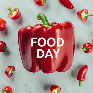 World Food Day - Red Bell Pepper For Food Day Transparent PNG