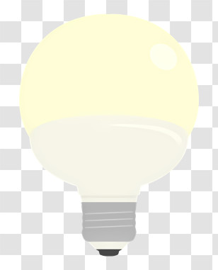 It - Glowing Light Bulb For Illumination Transparent PNG