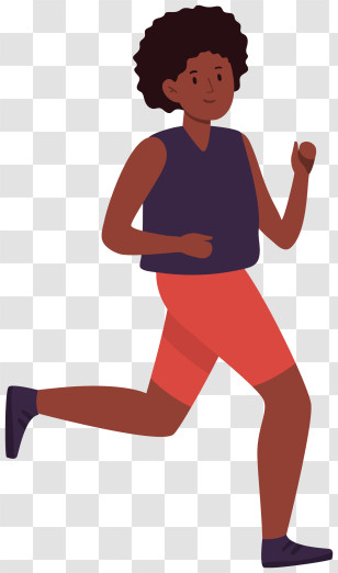 Running - Running Person Illustration Transparent PNG