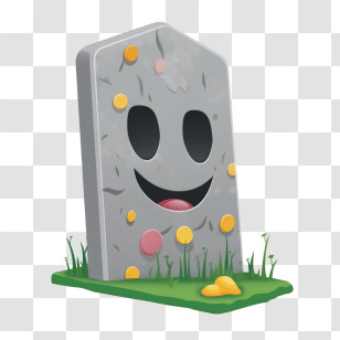 Headstone - Smiling Tombstone For Halloween Transparent PNG