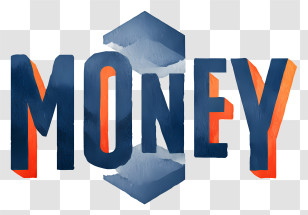 Money - Bold MONEY Typography Logo Transparent PNG