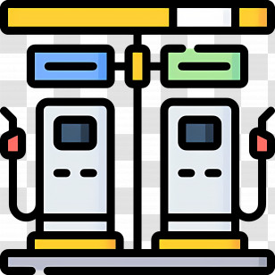 Gas Station - Modern Gas Station Transparent PNG