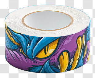 Scar Tape - Decorative Tape With Colorful Pattern Transparent PNG