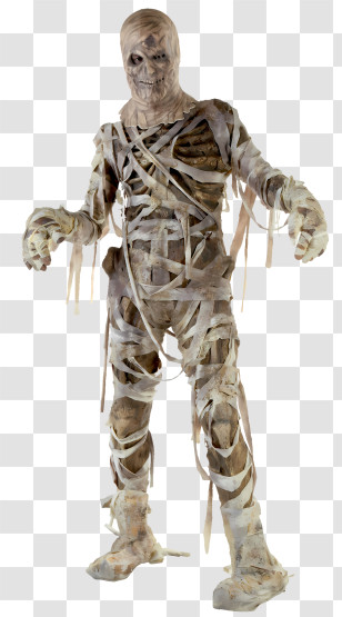 Egypt - Mummy Wrapped Figure For Halloween Display Transparent PNG
