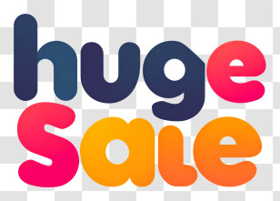 Huge Sale - Huge Sale Gradient Transparent PNG
