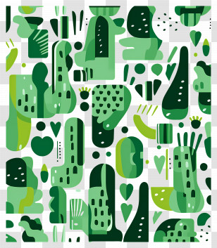 Abstract Backgrounds - Green Abstract Pattern Transparent PNG