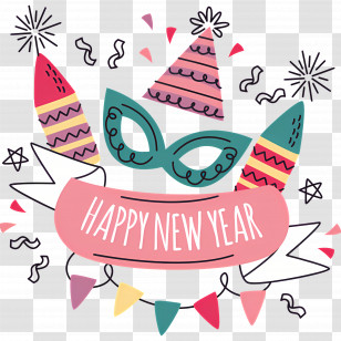Happy New Year - Happy New Year Transparent PNG