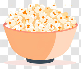 Popcorn Bowl - Bowl Of Popcorn Illustration Transparent PNG