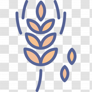 Oats - Stylized Wheat Symbol For Agriculture And Nature Transparent PNG