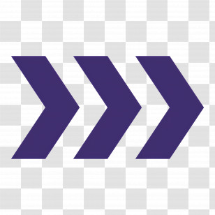Arrow Symbol - Purple Triple Directional Arrows Transparent PNG