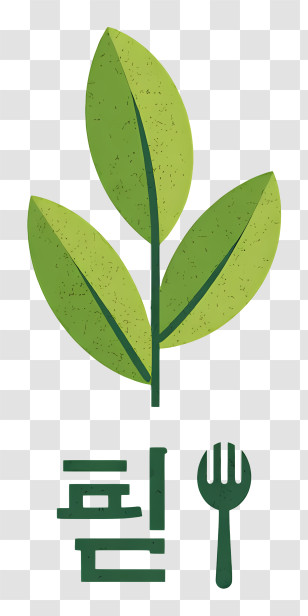 Kitchen Logo - Green Leaf Eco Food Logo Transparent PNG
