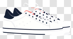 Sneakers - White Casual Sneakers Transparent PNG