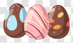 Easter Eggs - Colorful Easter Eggs Transparent PNG