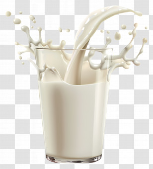 World Milk Day - Milk Splashing Into A Glass Transparent PNG