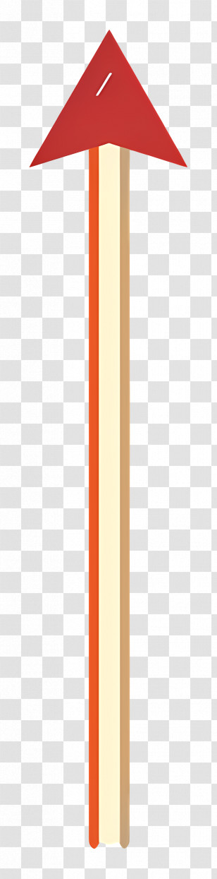 Arrow Up - Red Arrow For Navigation Transparent PNG