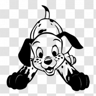 Dalmatian Dog The Hundred And One Dalmatians Puppy 102 Dalmatians: Puppies To Rescue 101 Musical - Monochrome Transparent PNG