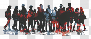 World Population Day - Silhouettes Of People Transparent PNG