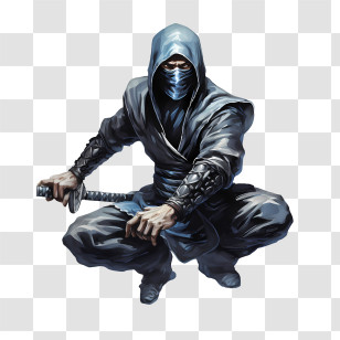 International Ninja Day - Mysterious Ninja Ready For Action Transparent PNG