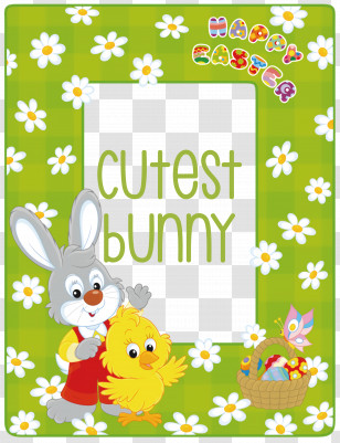 Cutest Bunny Bunny Easter Day Transparent PNG