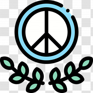 Peace Sign - Peace Symbol Icon Transparent PNG