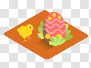 Chicken - Easter Egg With Chick Illustration Transparent PNG