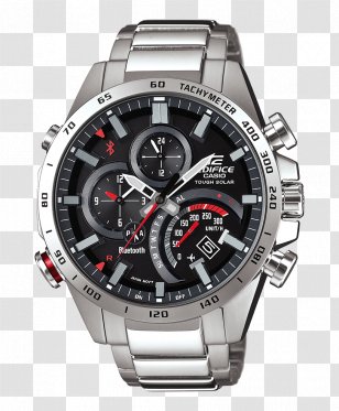 Casio EDIFICE TIME TRAVELLER EQB-501 Watch - Accessory - Watches Men Transparent PNG