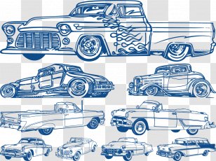Classic Car - Vehicle - All Kinds Of European Cars Transparent PNG