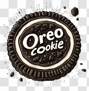 National Oreo Cookie Day - Oreo Cookie Illustration Transparent PNG