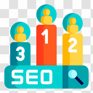 Seo Optimize - SEO Ranking With Three Positions Transparent PNG