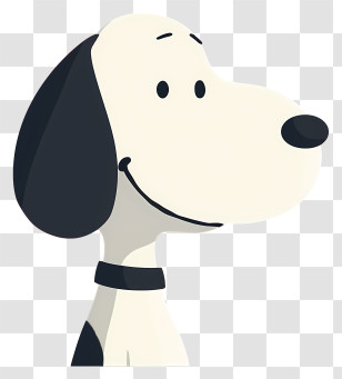 Snoopy - Cartoon Beagle-Style Dog Illustration Transparent PNG