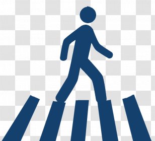 Walking Clip Art - Bing - Pedestrian Transparent PNG