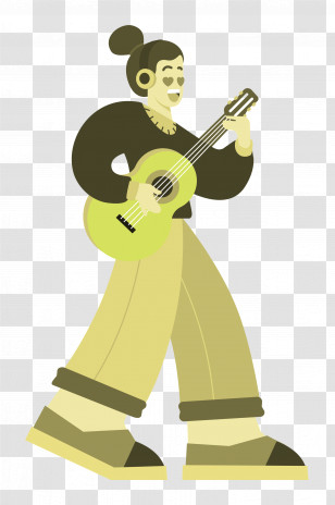 Playing The Guitar Music Guitar Transparent PNG