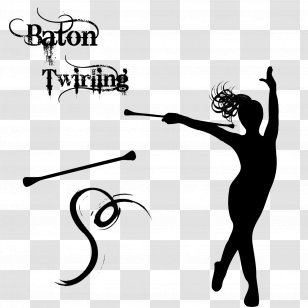 Baton Twirling Majorette Cheerleading Drum Major Clip Art - Twirl Cliparts Transparent PNG