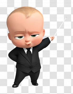 The Boss Baby - Baby Boss Character Transparent PNG
