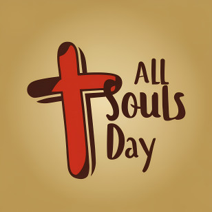 All Souls Day - All Souls Day With Cross Transparent PNG