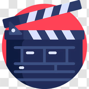 Movie Logo - Cinematic Movie Clapperboard Icon Transparent PNG